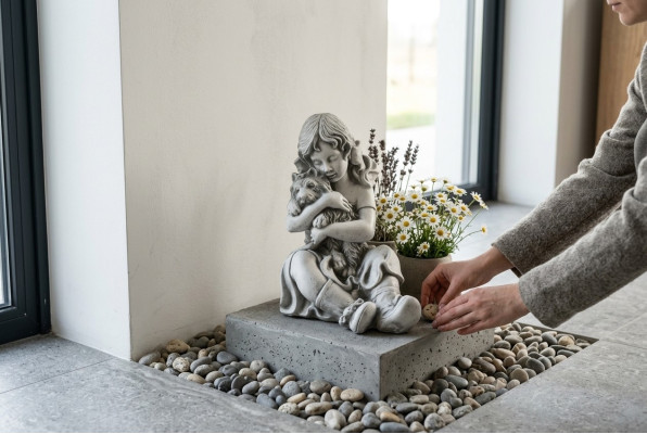 42cm Decorative Sculpture Design Figure Statue Garden Figures Statues