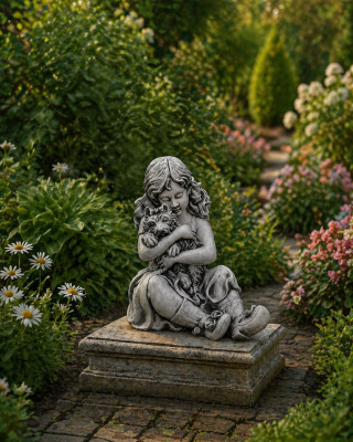 42cm Decorative Sculpture Design Figure Statue Garden Figures Statues