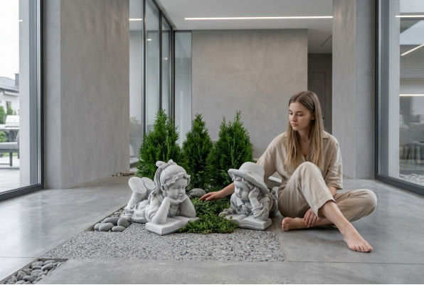 33cm Decorative Sculpture Design Figure Statue Garden Figures Statues Sculptures