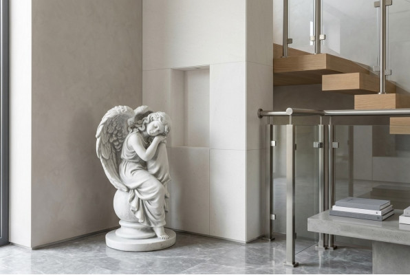Angel 36cm Sculpture Design Figure Statue Garden Figures Statues