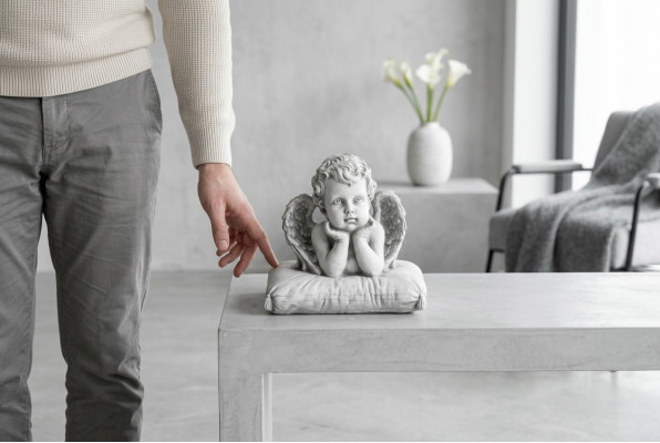 Angel figure statue tombstone figures statues sculpture sculptures