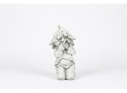 Young Seated Decorative Figurine Statue Figures Sculpture Statues Garden