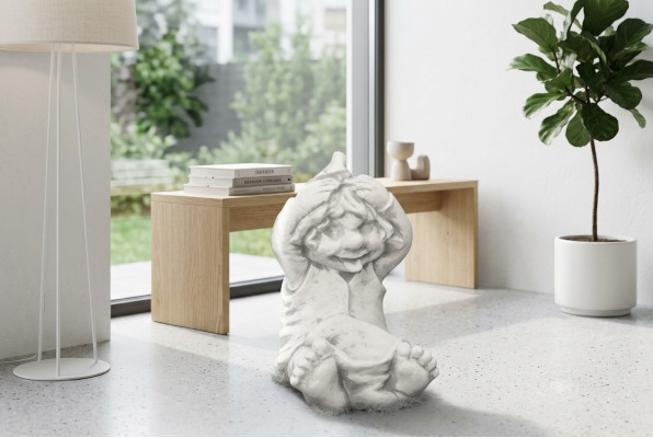 Statue Figure Crazy Boy Garden Decoration Sculpture Figures