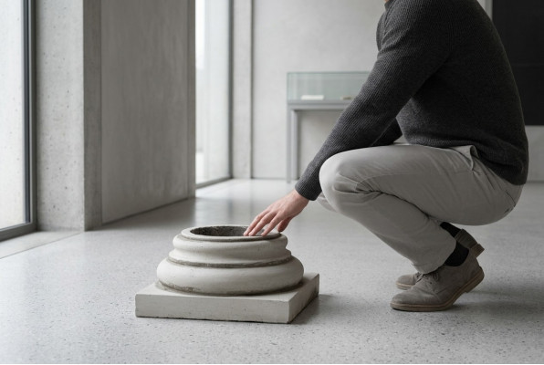 Pedestal for columns column foundation garden white terrace figures stop
