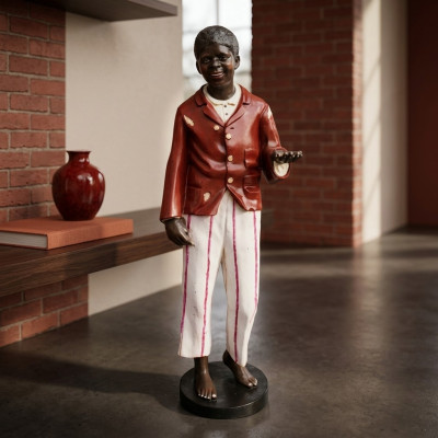 Design of Dark-skinned Figure Statue Sculpture Figures Sculptures Decoration Decor