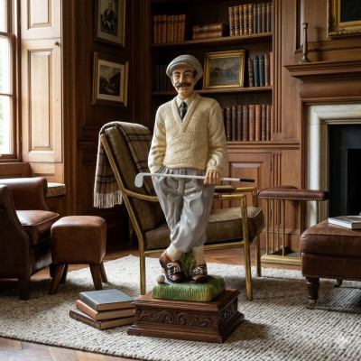 Design golfer figure statue sculpture figures sculptures decoration decor 7610