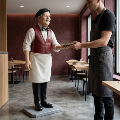 DESIGN INNKEEPER FIGURINE STATUE SCULPTURE FIGURES SCULPTURES DECORATION