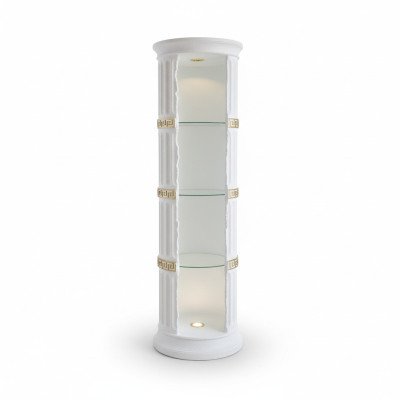 Design showcase shelf glass column bar display shelves cabinet living room 1882 new