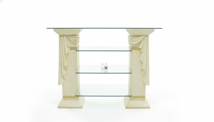 Design display cabinet glass column cupboard display shelves cabinet Medusa sideboard