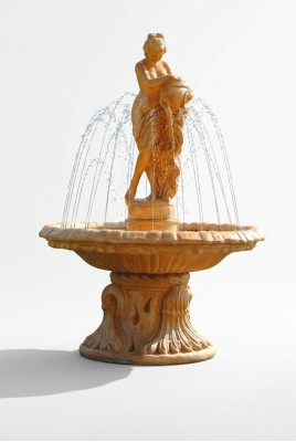 Fountain Garden Pond Fountain 155cm Stone Fountain Garden Fountain New