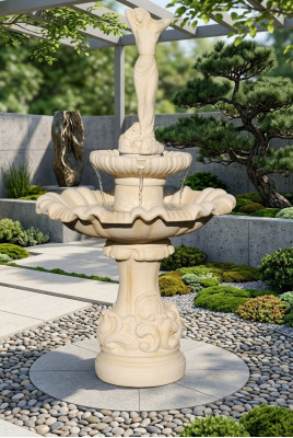 Fountain Garden Pond Well Stone Stone Fountain Garden Fountain Fountain 182