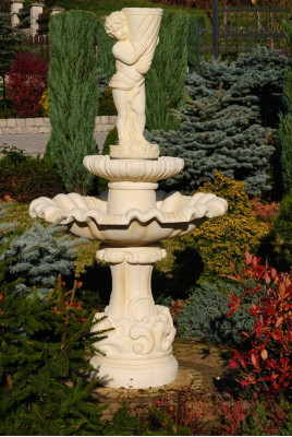 Fountain Garden Pond Well Stone Fountain Garden Fountain Stone Fountain