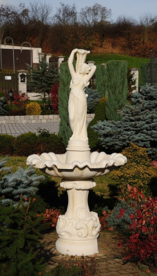 Fountain Garden Pond Well 192cm Stone Fountain Garden Fountain New