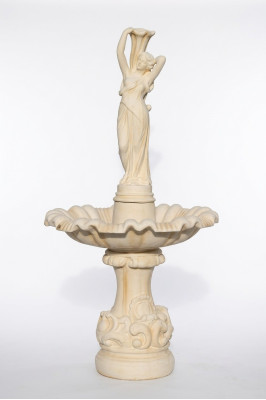 Fountain Garden Pond Well 192cm Stone Fountain Garden Fountain New