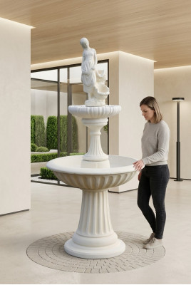 Decorative fountain sculpture 197cm fountain garden decoration pond fountain new