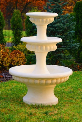 Fountain Garden Pond Well 211cm Stone Fountain Garden Fountain Fountain New