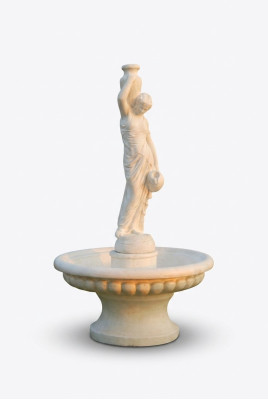 Decorative Fountain Figure 206cm Fountain Decoration Garden Fountain Pond