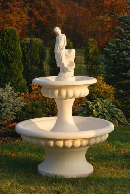 Decorative Fountain Sculpture Fountain 163cm Decoration Garden Fountain Pond New