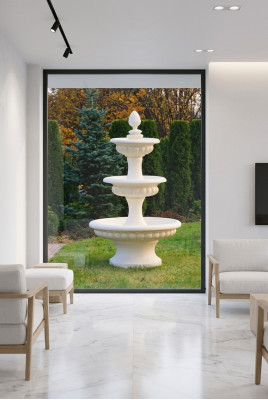 Decorative fountain, spring fountain sculpture fountain decor garden fountain pond new 186cm.