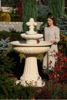 Fountain Garden Pond Fountain 138cm Stone Fountain Garden Fountain Fountain New