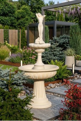 Fountain Garden Pond Well Stone Fountain Garden Fountain Fontaine Stone
