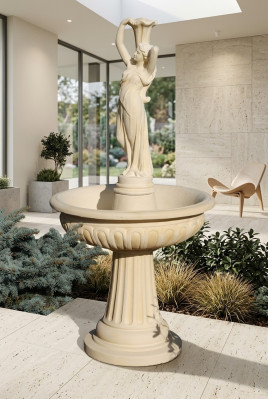 Fountain Frog Fountain Fountain 184cm Stone Fountain Garden Fountain Fountain