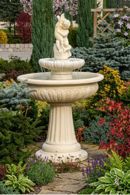 Fountain Frog Fountain Stone Fountain 154cm Garden Fountain