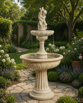 Fountain Frog Fountain Fountain 189cm Stone Fountain Garden Fountain Fountain