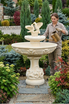 Fountain Frog Fountain Stone Fountain Garden Fountain 155cm
