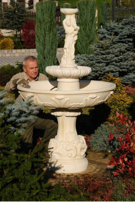 Fountain Garden Pond Fountain 165cm Stone Fountain Garden Fountain New