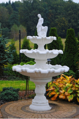 Fountain Garden Pond Fountain 217cm Stone Fountain Garden Fountain New