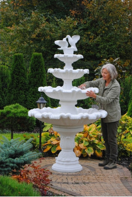 Fountain Garden Pond Fountain 213cm Stone Fountain Garden Fountain New