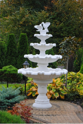 Fountain Garden Pond Fountain 213cm Stone Fountain Garden Fountain New