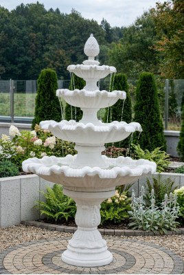 Fountain Garden Pond Fountain 218cm Stone Fountain Garden Fountain New