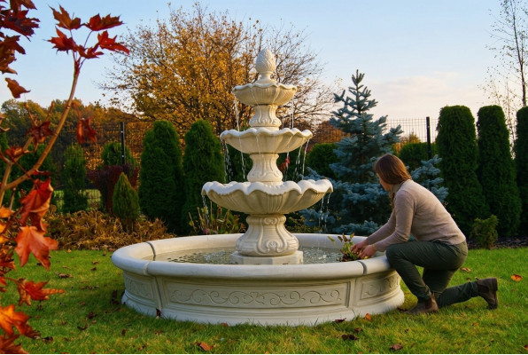 Decorative Fountain Spring Fountain Sculpture Fountain Decor Garden Fountain Pond New 195cm