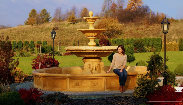 Fountain basin decorative fountain garden sculpture fountain city pond.