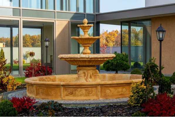 Fountain basin decorative fountain garden sculpture fountain city pond.
