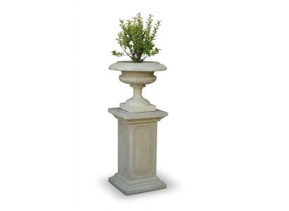 Flower basket, flower vase, vessel, garden box, terrace, decoration, statue, figures