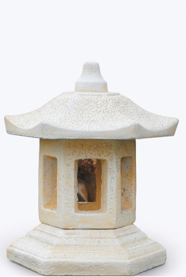 Outdoor light lamp terrace stone sculpture light illumination lantern garden