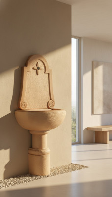 Wall fountain washbasin garden basin garden sink basin stone ALLORA