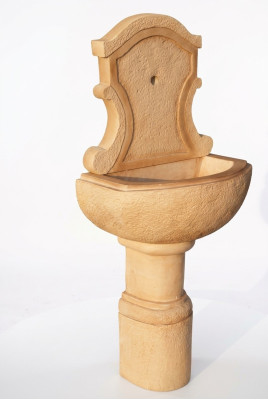 Wall fountain, washbasin, garden sink, garden basin, stone basin AVILLA