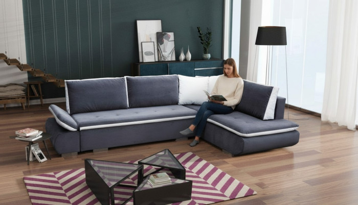 Sofa beds, sofa, couch, corner sofas, suite, upholstery, corner, fabric, new, living landscape.
