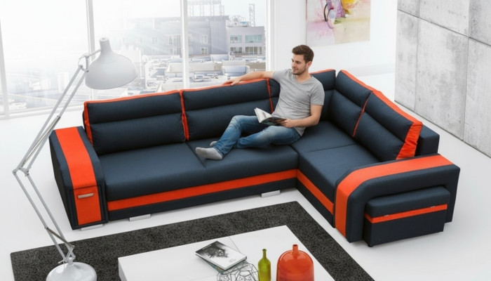 Corner sofa living room sleeper sofa couches couch set L-shaped fabric