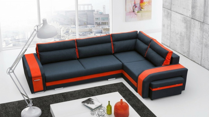 Corner sofa living room sleeper sofa couches couch set L-shaped fabric