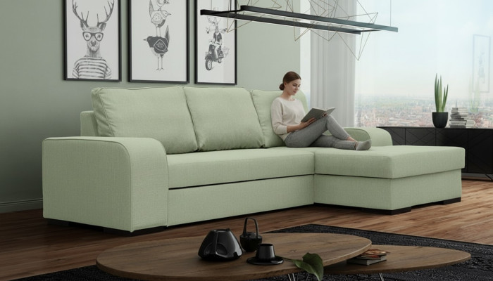 Sleeper sofa corner sofa couch bed function upholstery corner set new sleep function