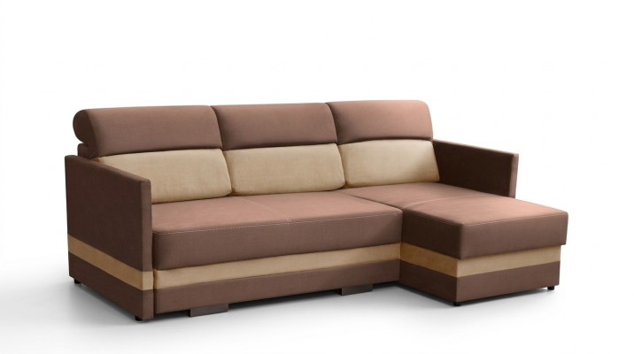 Corner sofa with sleep function, bed function, storage box, bed sofa, living landscape