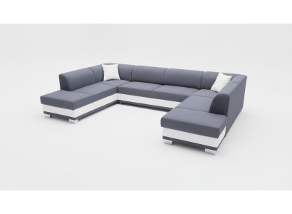 XXL living landscape corner sofa couch upholstery suite corner designer U-shape new sofa