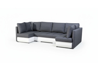XXL living landscape sofa couch upholstery suite corner designer U-shaped corner sofa new
