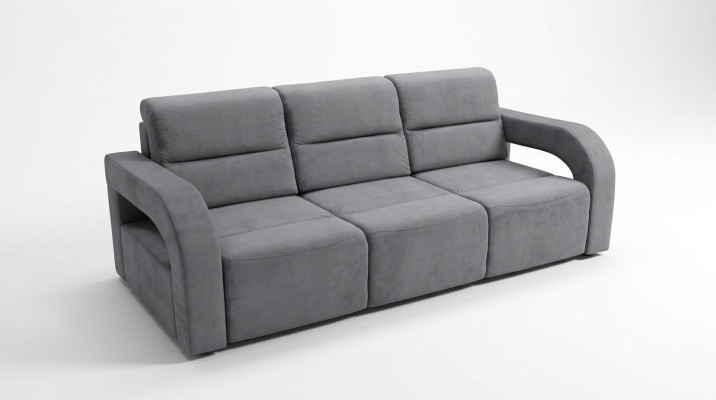 3-seater luxury bench sofa couch blue living room office furniture