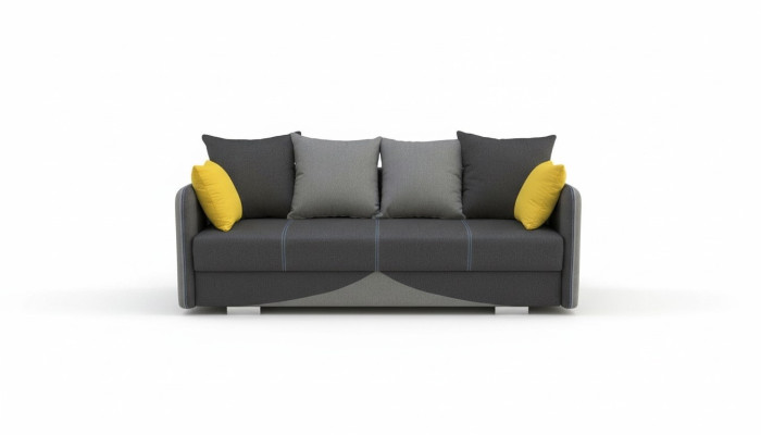 Textile Upholstery Fabric Suite Bed Function Sleeper Sofa New 3 Seat Sofa Couch